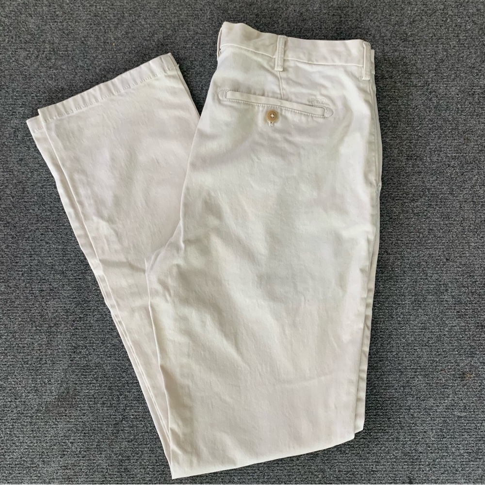 Men’s IZOD Saltwater Stretch Straight Khaki Pants Flat Front 32x34